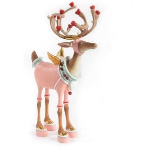 MacKenzie-Childs Patience Brewster Holiday Deer - 11.5 inches Tall